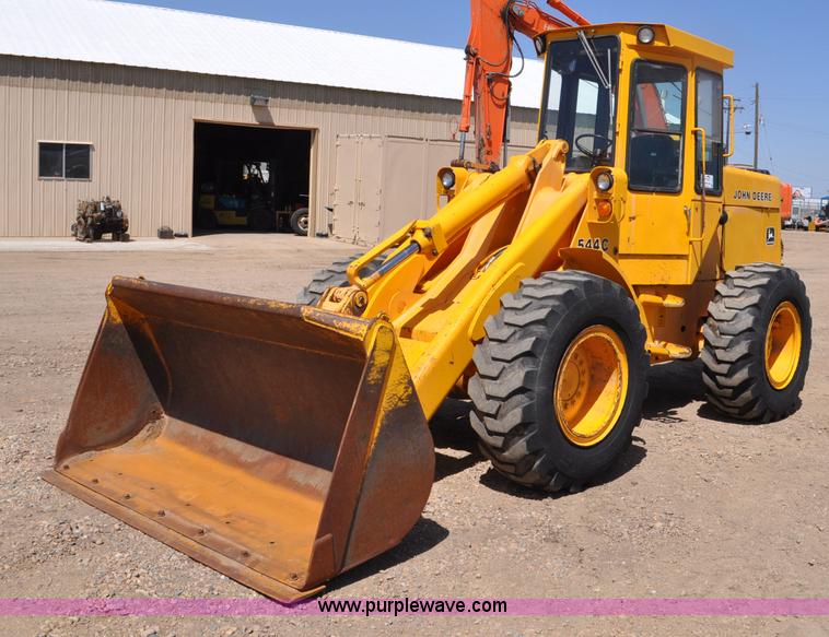image for item G6015 1985 John Deere 544C wheel loader