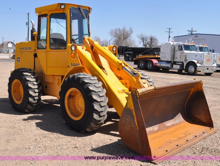 image for item G6015 1985 John Deere 544C wheel loader