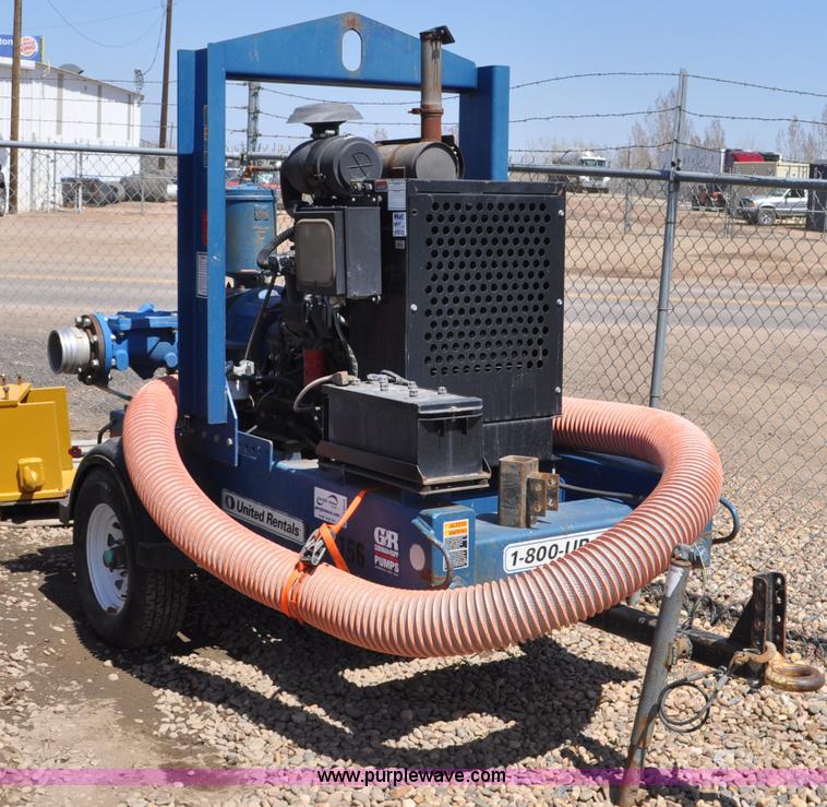 image for item G6016 2006 Gorman Rupp 6" water pump