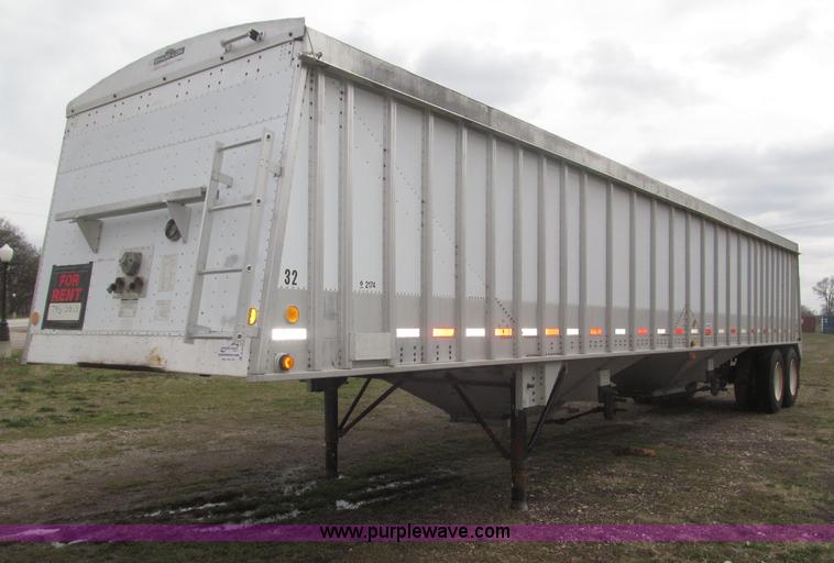 image for item B5473 1995 Corn Husker aluminum tandem axle grain trailer