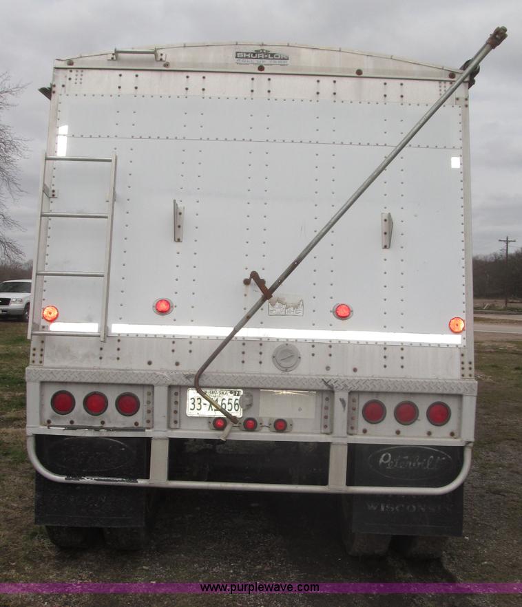 image for item B5473 1995 Corn Husker aluminum tandem axle grain trailer