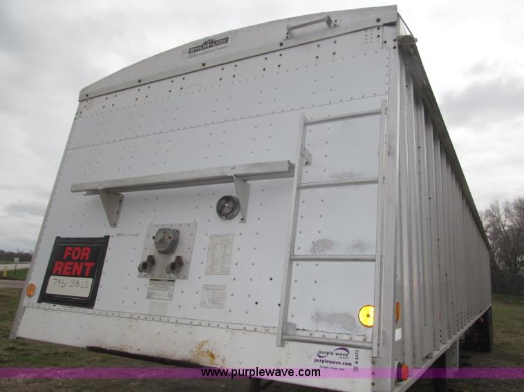 image for item B5473 1995 Corn Husker aluminum tandem axle grain trailer