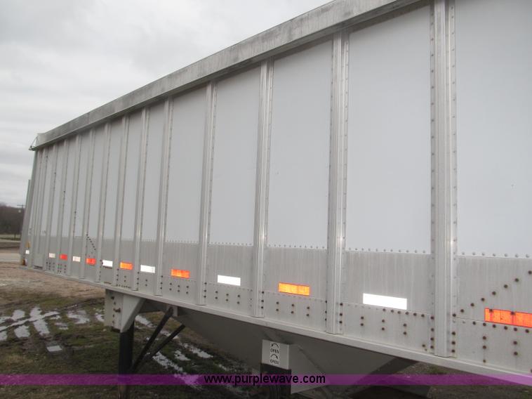 image for item B5473 1995 Corn Husker aluminum tandem axle grain trailer