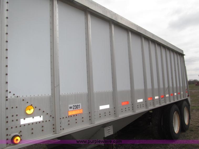 image for item B5473 1995 Corn Husker aluminum tandem axle grain trailer