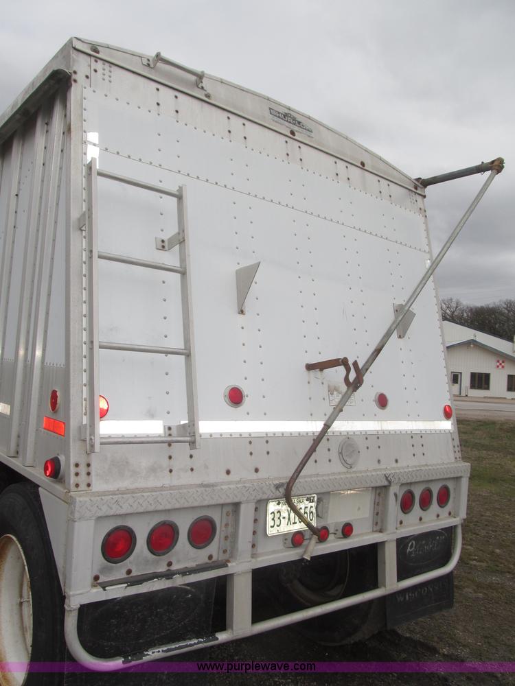 image for item B5473 1995 Corn Husker aluminum tandem axle grain trailer