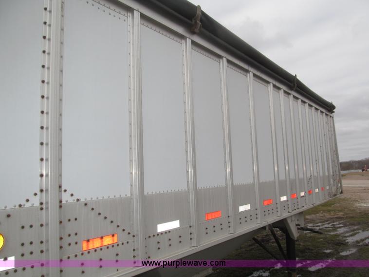 image for item B5473 1995 Corn Husker aluminum tandem axle grain trailer