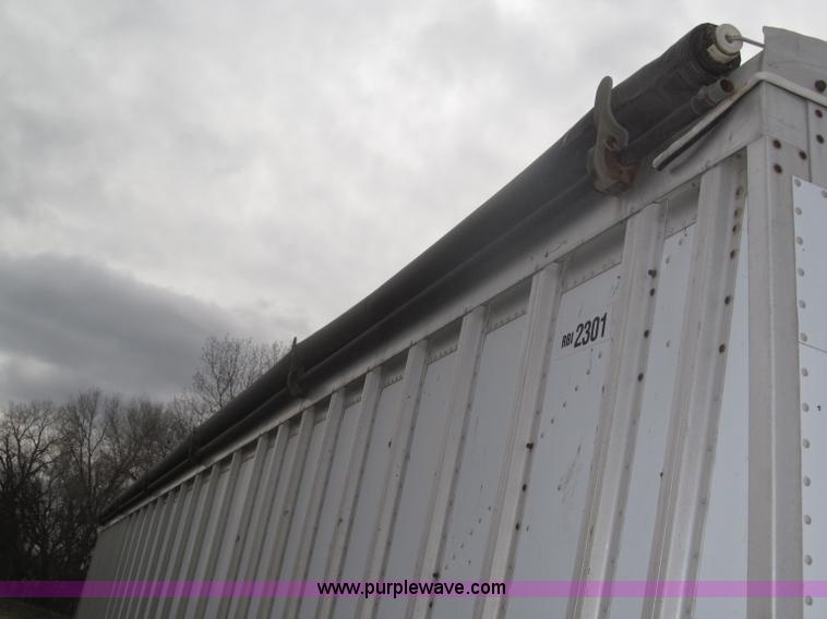 image for item B5473 1995 Corn Husker aluminum tandem axle grain trailer