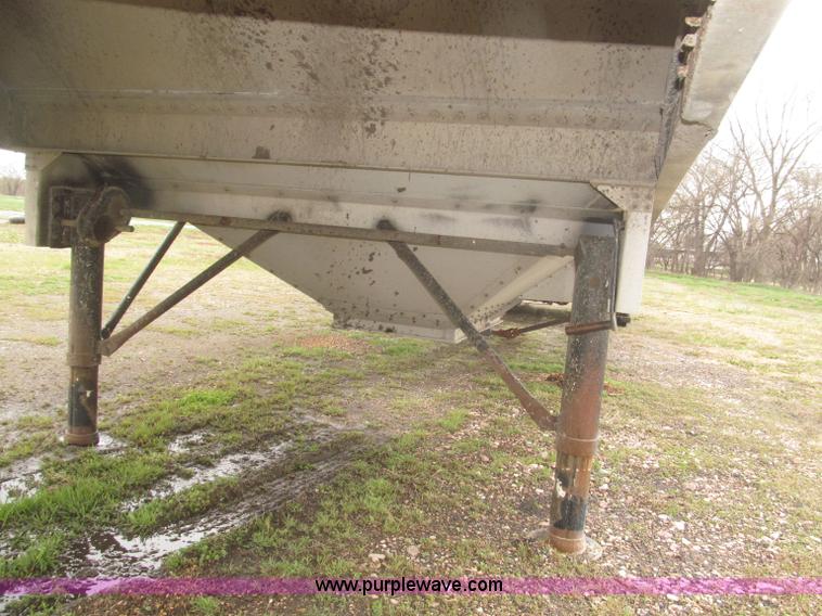 image for item B5473 1995 Corn Husker aluminum tandem axle grain trailer