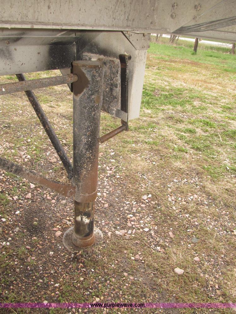 image for item B5473 1995 Corn Husker aluminum tandem axle grain trailer