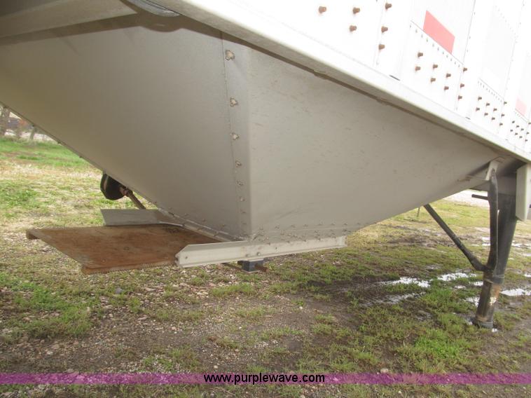 image for item B5473 1995 Corn Husker aluminum tandem axle grain trailer