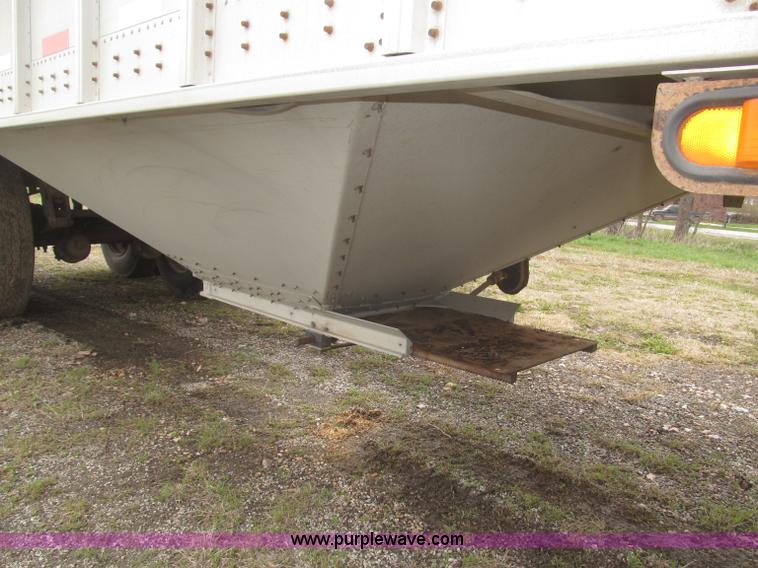 image for item B5473 1995 Corn Husker aluminum tandem axle grain trailer