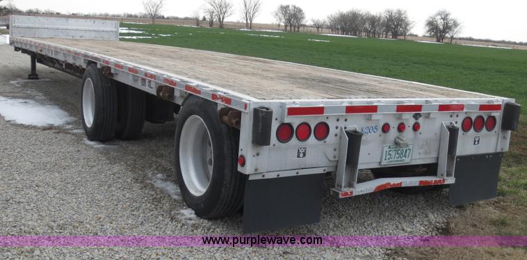 image for item D5806 1997 Wilson 48' step deck trailer