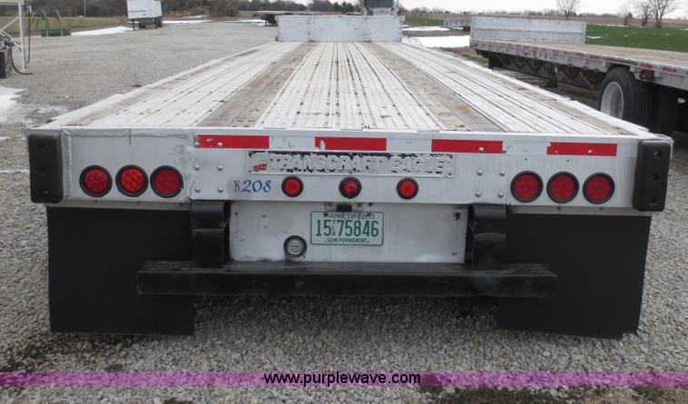 image for item D5807 2002 Transcraft Eagle 48' step deck trailer