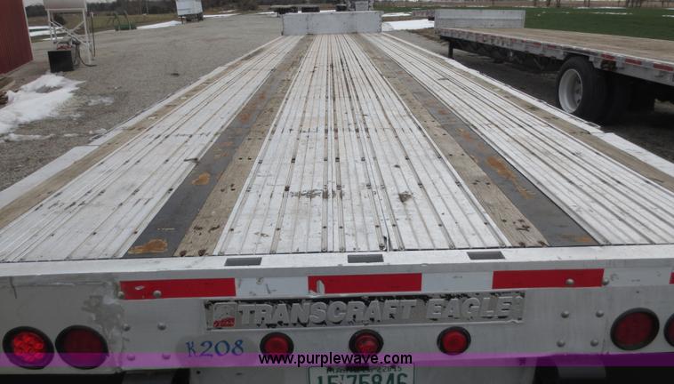 image for item D5807 2002 Transcraft Eagle 48' step deck trailer