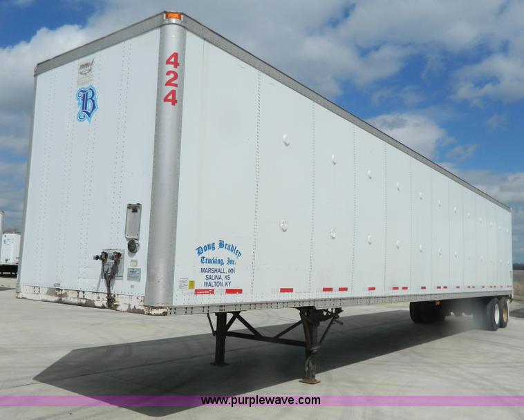 image for item G7825 2000 Wabash 53' dry van trailer