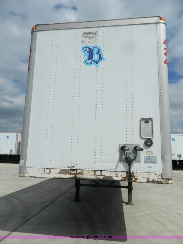 image for item G7825 2000 Wabash 53' dry van trailer