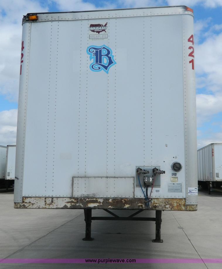 image for item G7827 2000 Wabash 53' dry van trailer