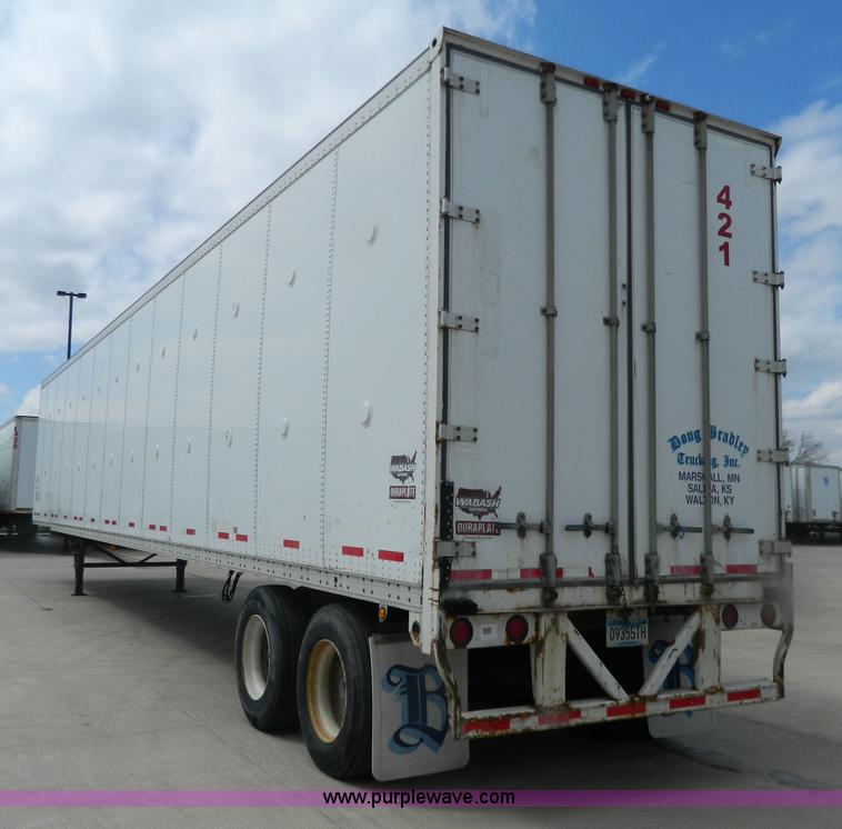 image for item G7827 2000 Wabash 53' dry van trailer