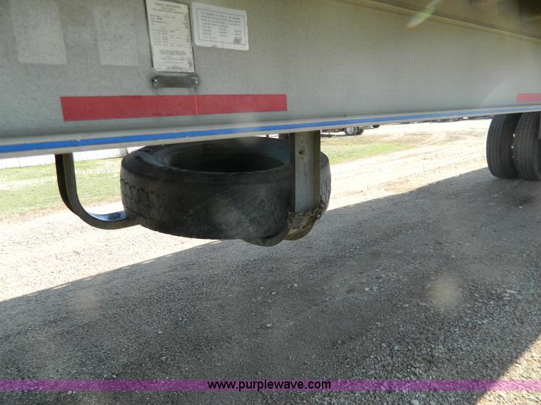image for item G7829 1990 East aluminum flatbed trailer
