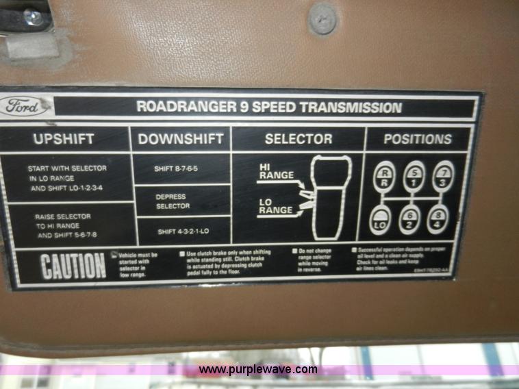 image for item X9595 1995 Ford AeroMax L900 day cab semi truck