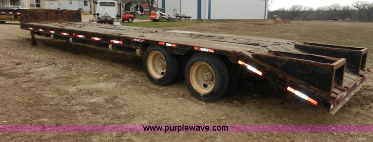 image for item X9596 1998 Neville single drop deck trailer