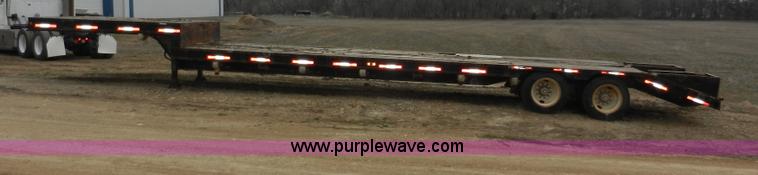 image for item X9596 1998 Neville single drop deck trailer