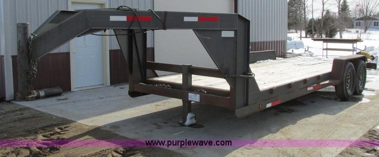 image for item A8515 1999 Mongoose drop deck gooseneck trailer