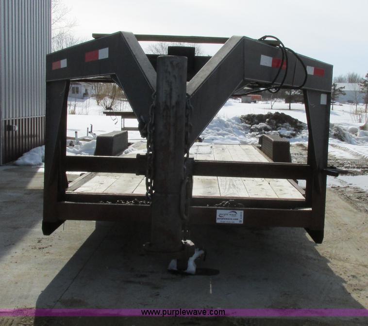 image for item A8515 1999 Mongoose drop deck gooseneck trailer
