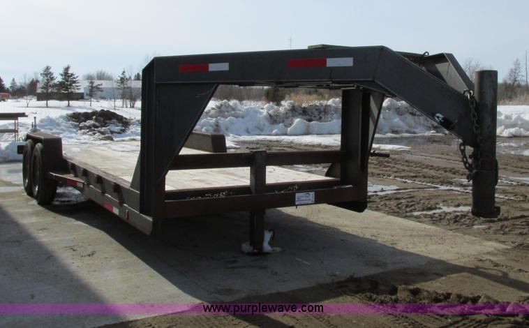 image for item A8515 1999 Mongoose drop deck gooseneck trailer