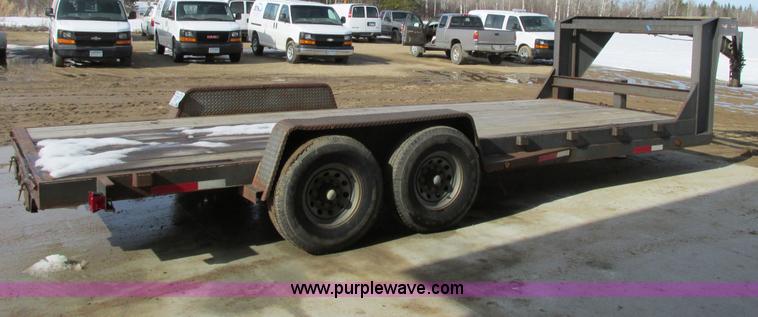 image for item A8515 1999 Mongoose drop deck gooseneck trailer