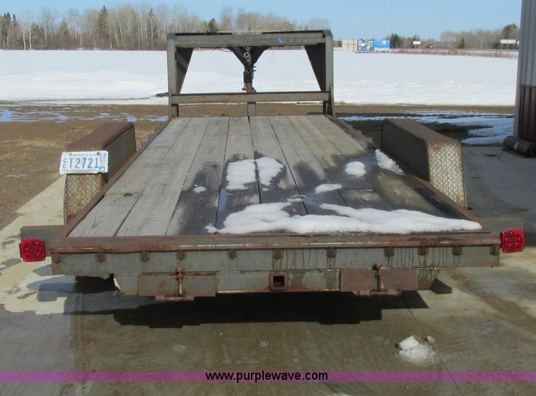 image for item A8515 1999 Mongoose drop deck gooseneck trailer
