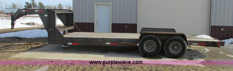 image for item A8515 1999 Mongoose drop deck gooseneck trailer