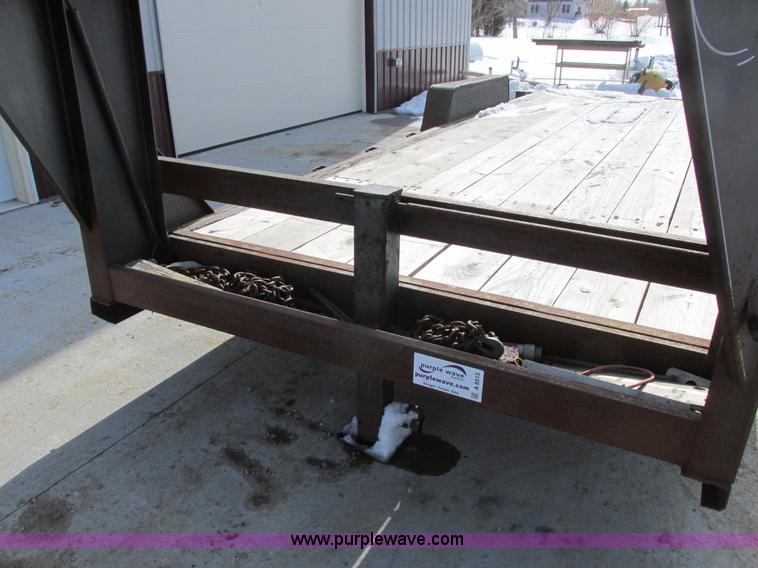 image for item A8515 1999 Mongoose drop deck gooseneck trailer
