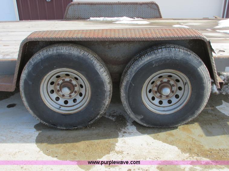 image for item A8515 1999 Mongoose drop deck gooseneck trailer