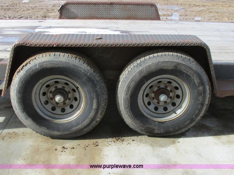image for item A8515 1999 Mongoose drop deck gooseneck trailer