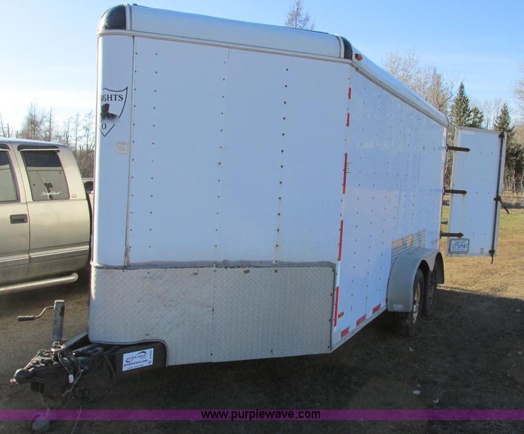 image for item A8524 2001 Knight cargo trailer