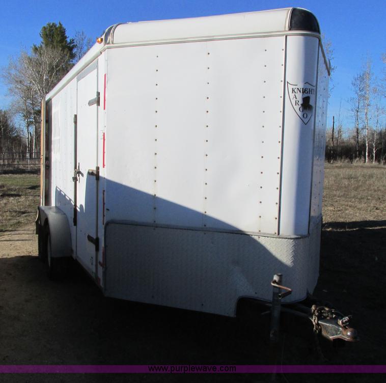 image for item A8524 2001 Knight cargo trailer