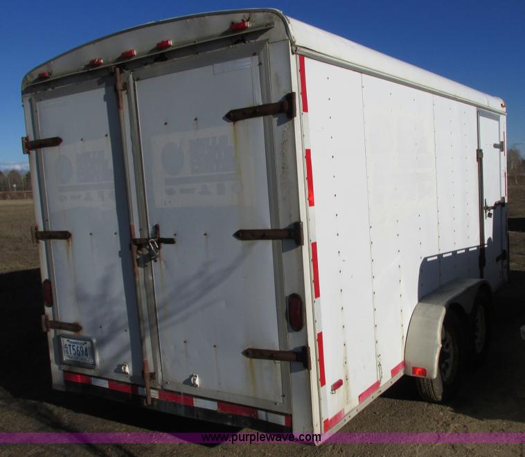 image for item A8524 2001 Knight cargo trailer