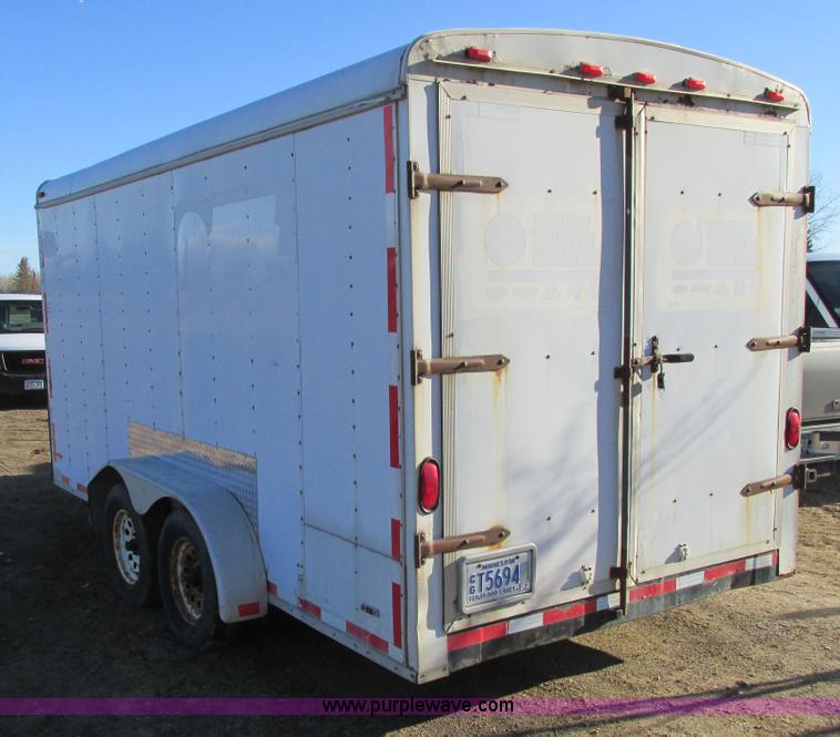 image for item A8524 2001 Knight cargo trailer