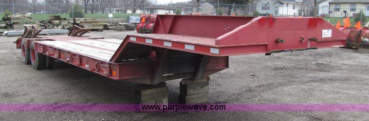 image for item D7327 1975 Load King CS252 lowboy trailer