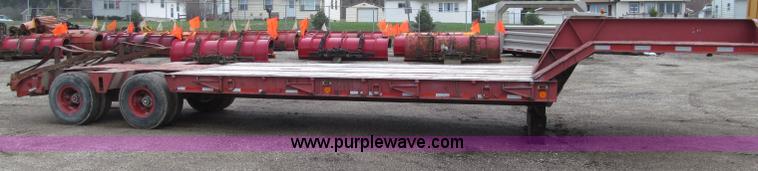 image for item D7327 1975 Load King CS252 lowboy trailer