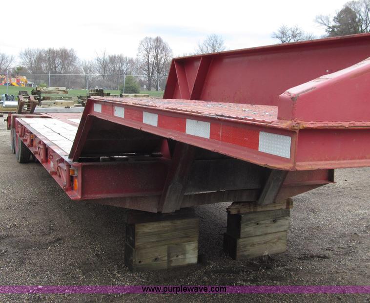 image for item D7327 1975 Load King CS252 lowboy trailer