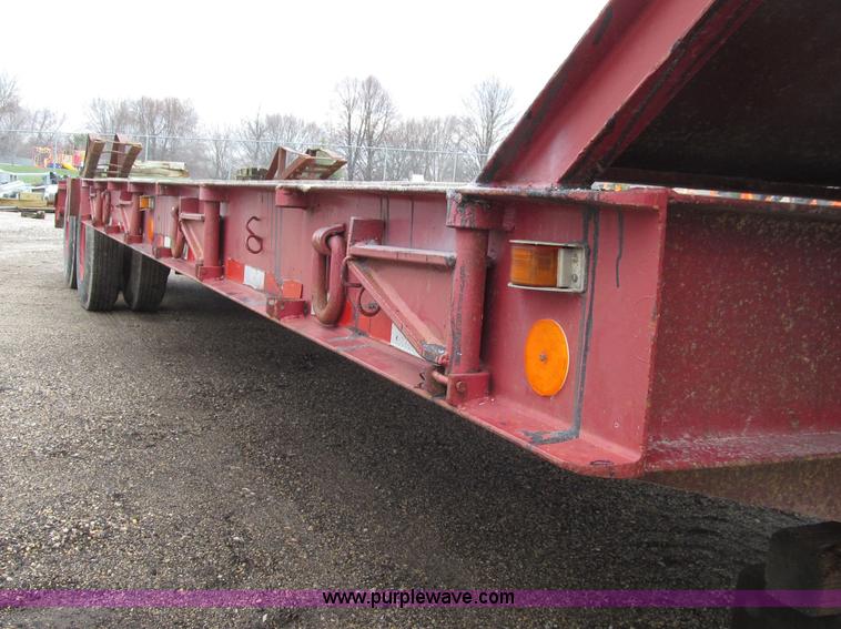 image for item D7327 1975 Load King CS252 lowboy trailer