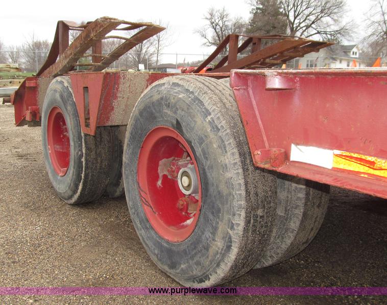 image for item D7327 1975 Load King CS252 lowboy trailer