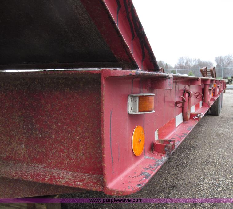 image for item D7327 1975 Load King CS252 lowboy trailer