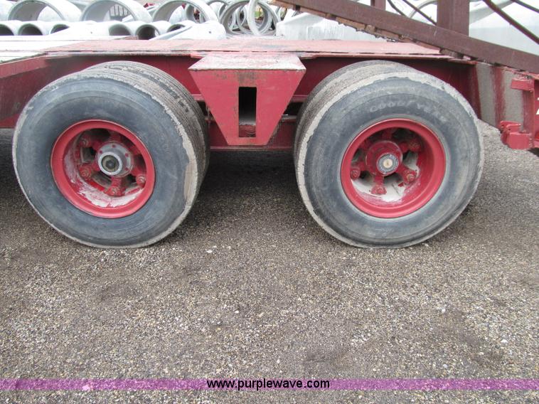image for item D7327 1975 Load King CS252 lowboy trailer