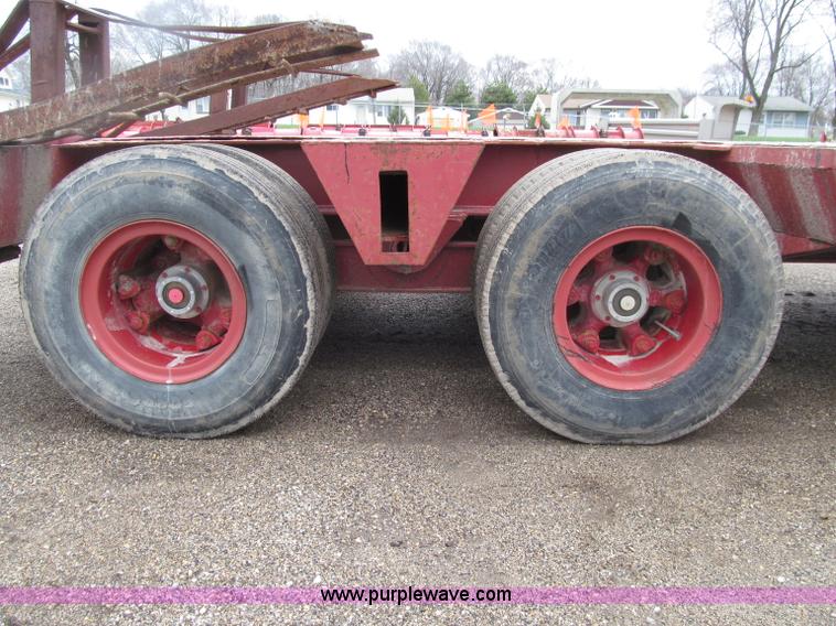 image for item D7327 1975 Load King CS252 lowboy trailer