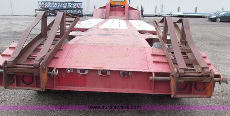 image for item D7327 1975 Load King CS252 lowboy trailer