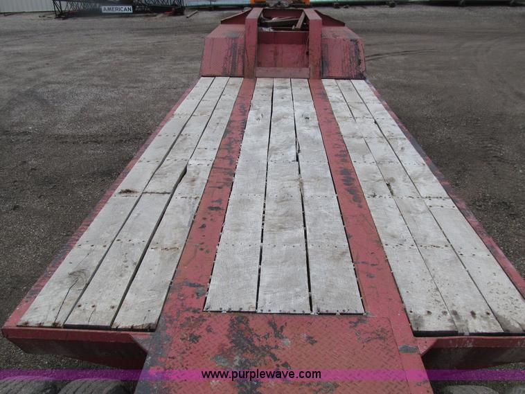 image for item D7327 1975 Load King CS252 lowboy trailer