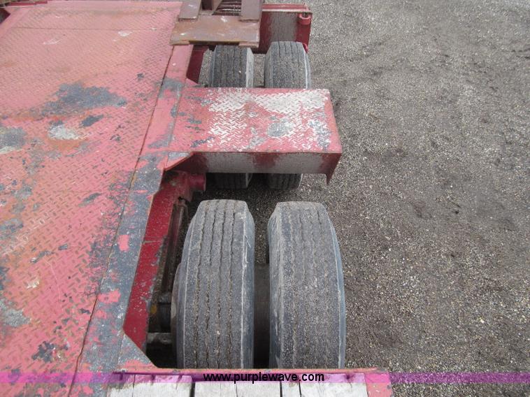 image for item D7327 1975 Load King CS252 lowboy trailer